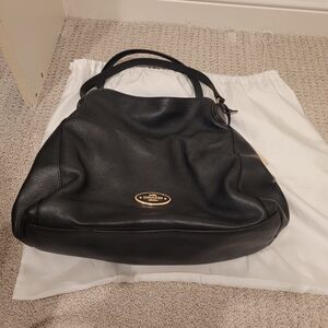 Coach Black Leather Women's Bag
